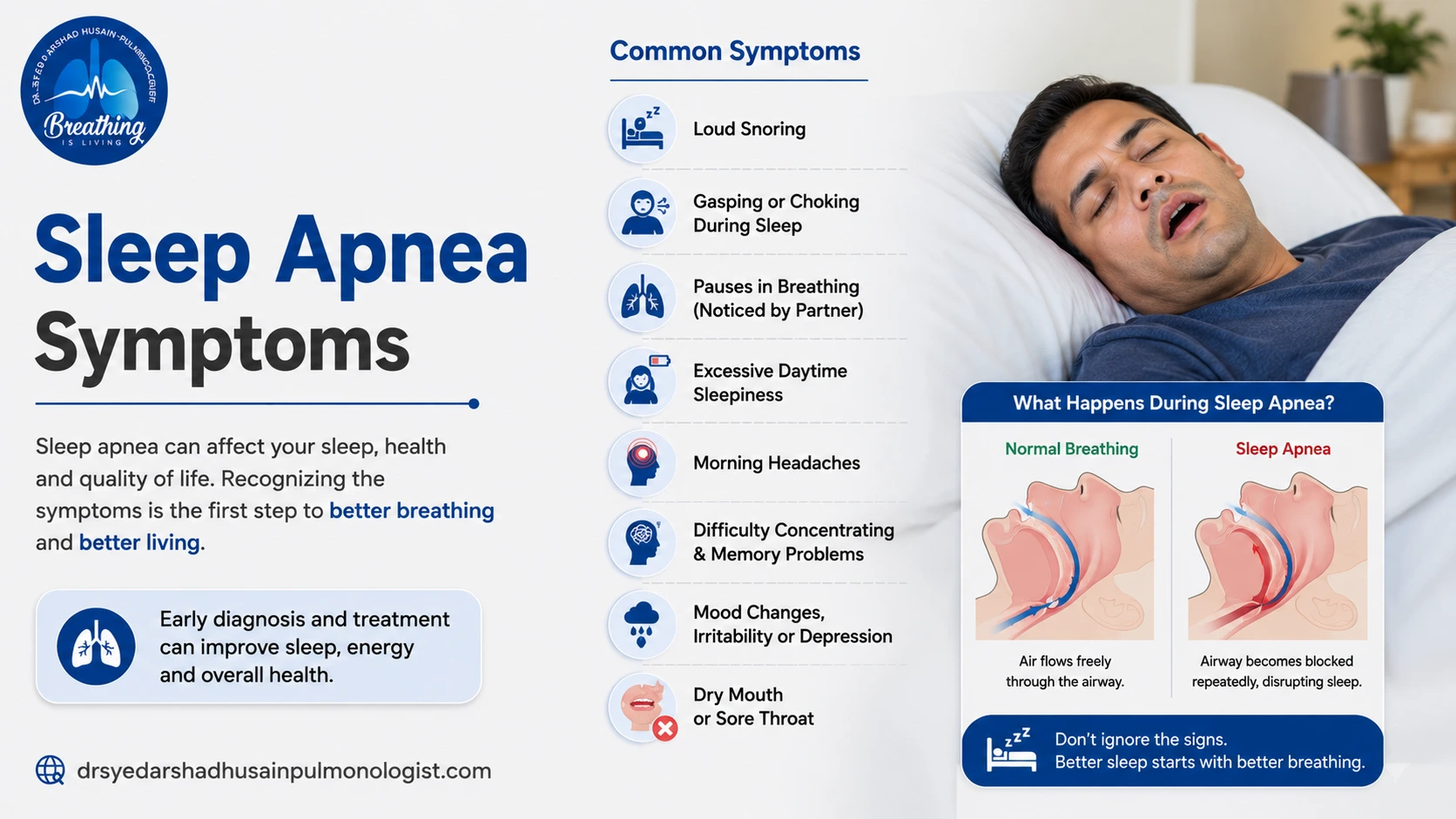 Sleep Apnea Symptoms: Warning Signs You Should Not Ignore