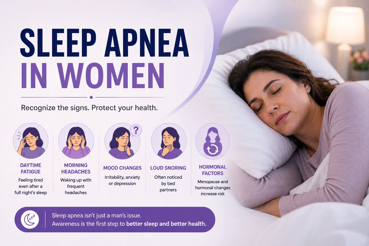 Sleep Apnea in Women: The Symptoms That Keep Getting Missed