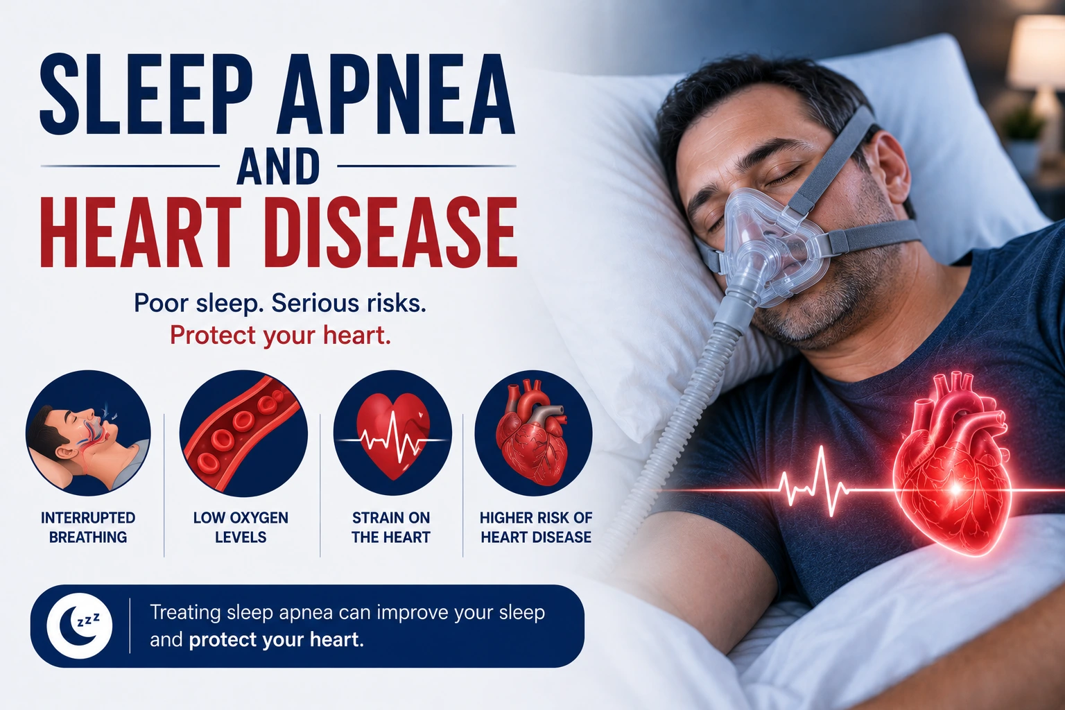 Sleep Apnea and Heart Disease: What's Happening to Your Heart While You Sleep