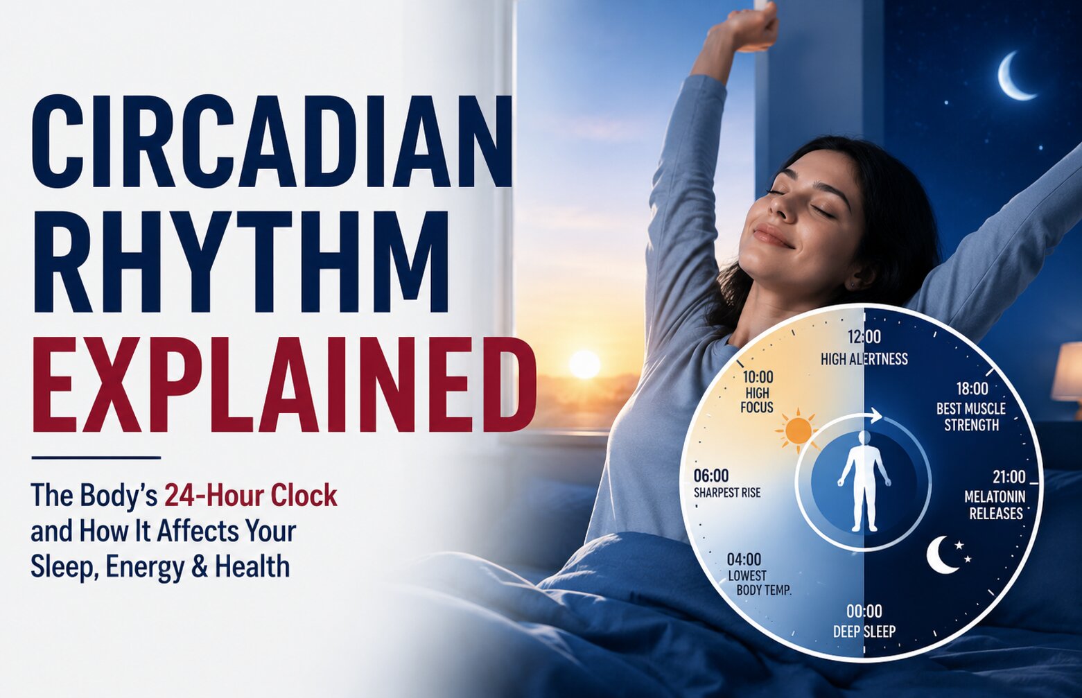 Circadian Rhythm Explained: Your Body Clock, Why It Matters, and What Disrupts It.