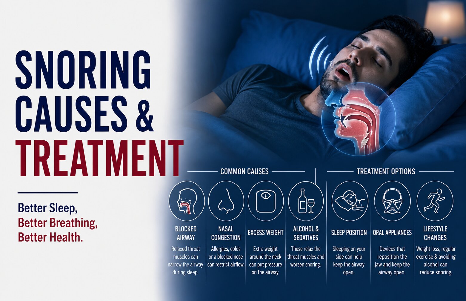 Snoring Causes and Treatment: When to Take It Seriously.